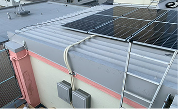 某商社様太陽光発電及び蓄電池設置工事